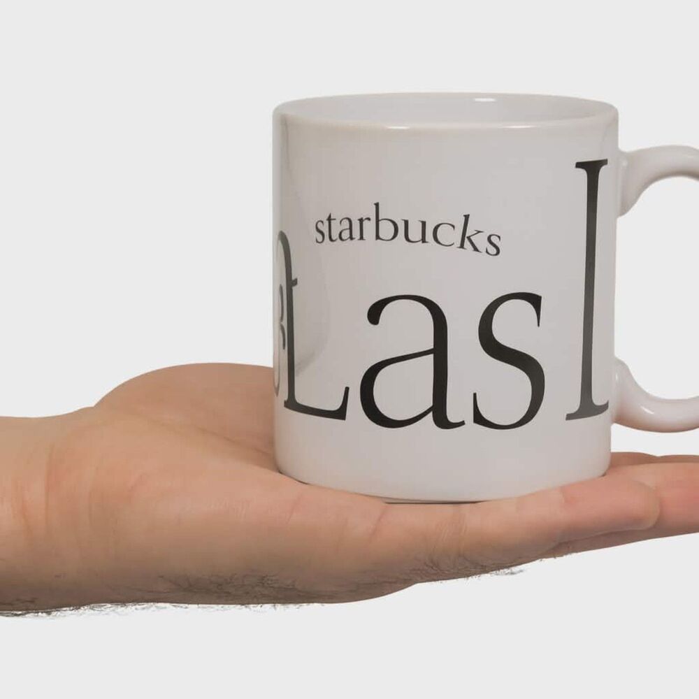 24 oz Starbucks COLLECTABLE Las Vegas Coffee Cup Mug Ceramic Vintage 1994